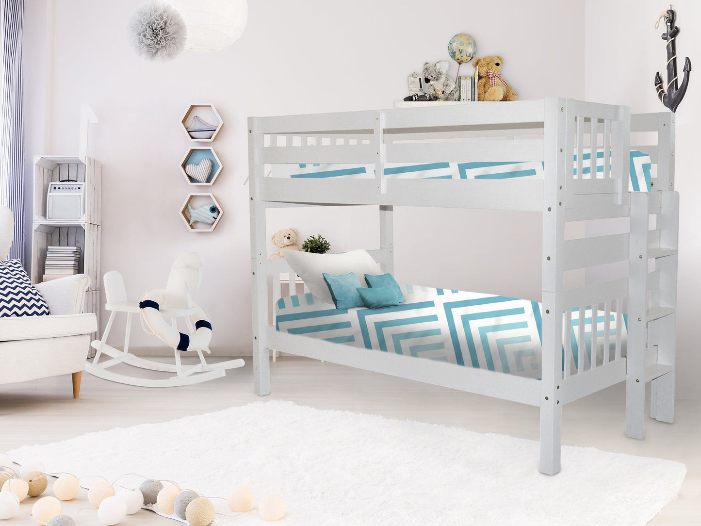 End Ladder can be positioned on the Front or Rear