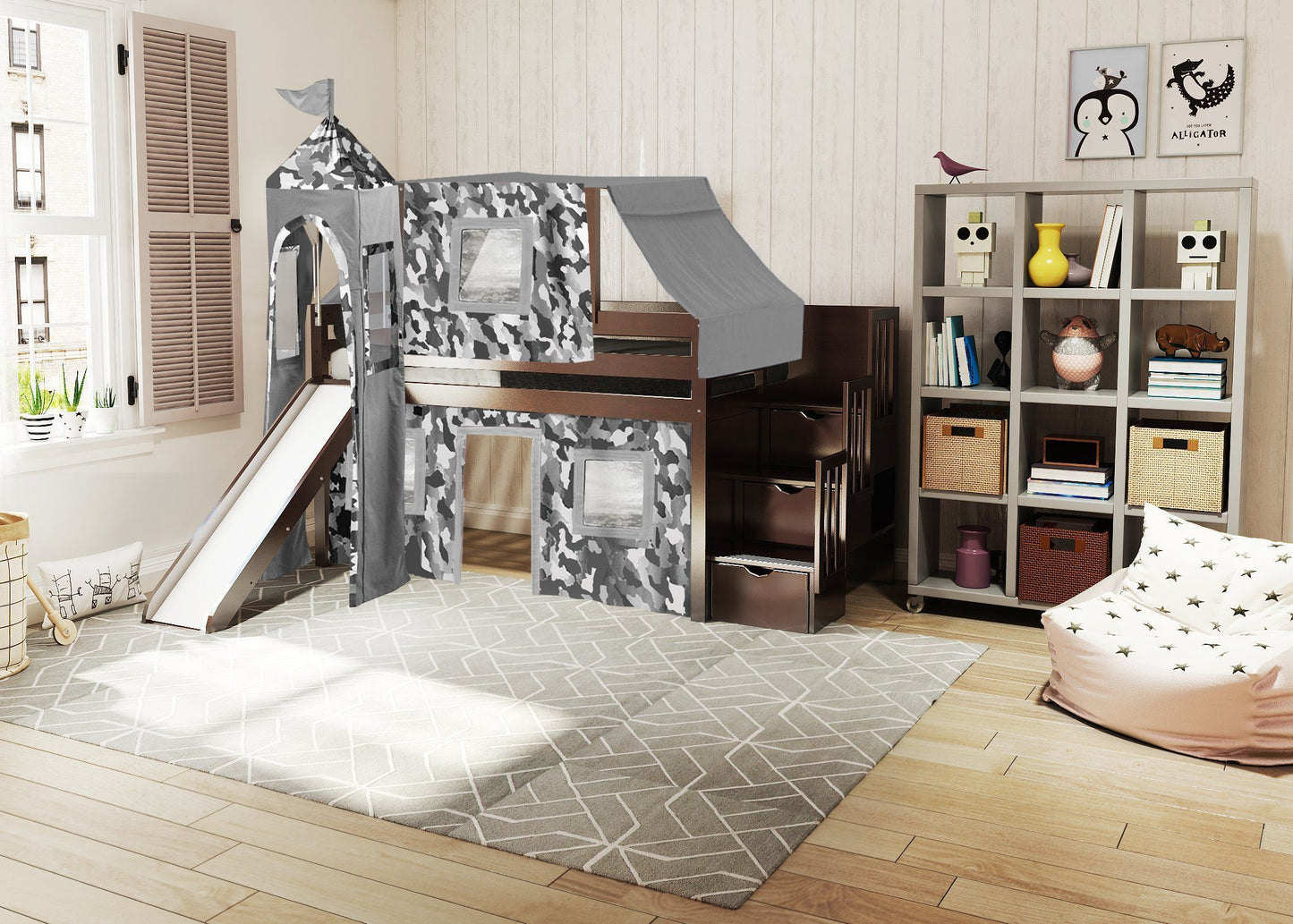 Sleep and Fun in this Castle Bed