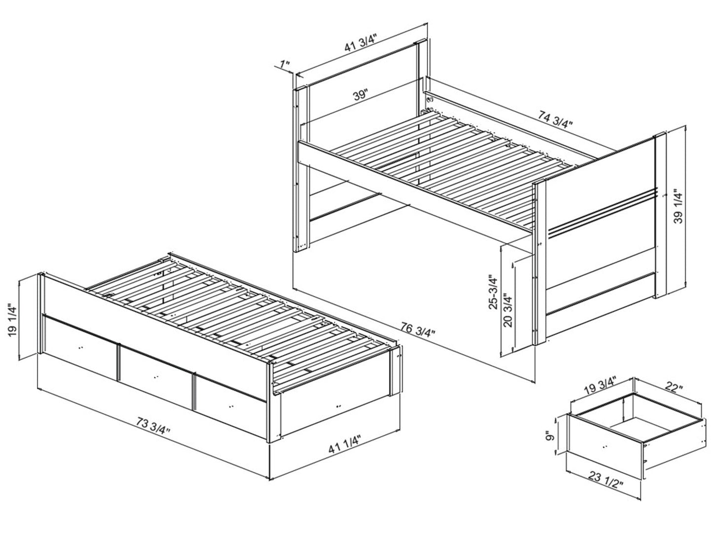 This is a natural wood product. We cannot guarantee the sizes on this drawing are the exact measurements of the bed you will receive. The dimensions are provided as a guide to assist you with your purchase. Please ensure the bed will fit your room
