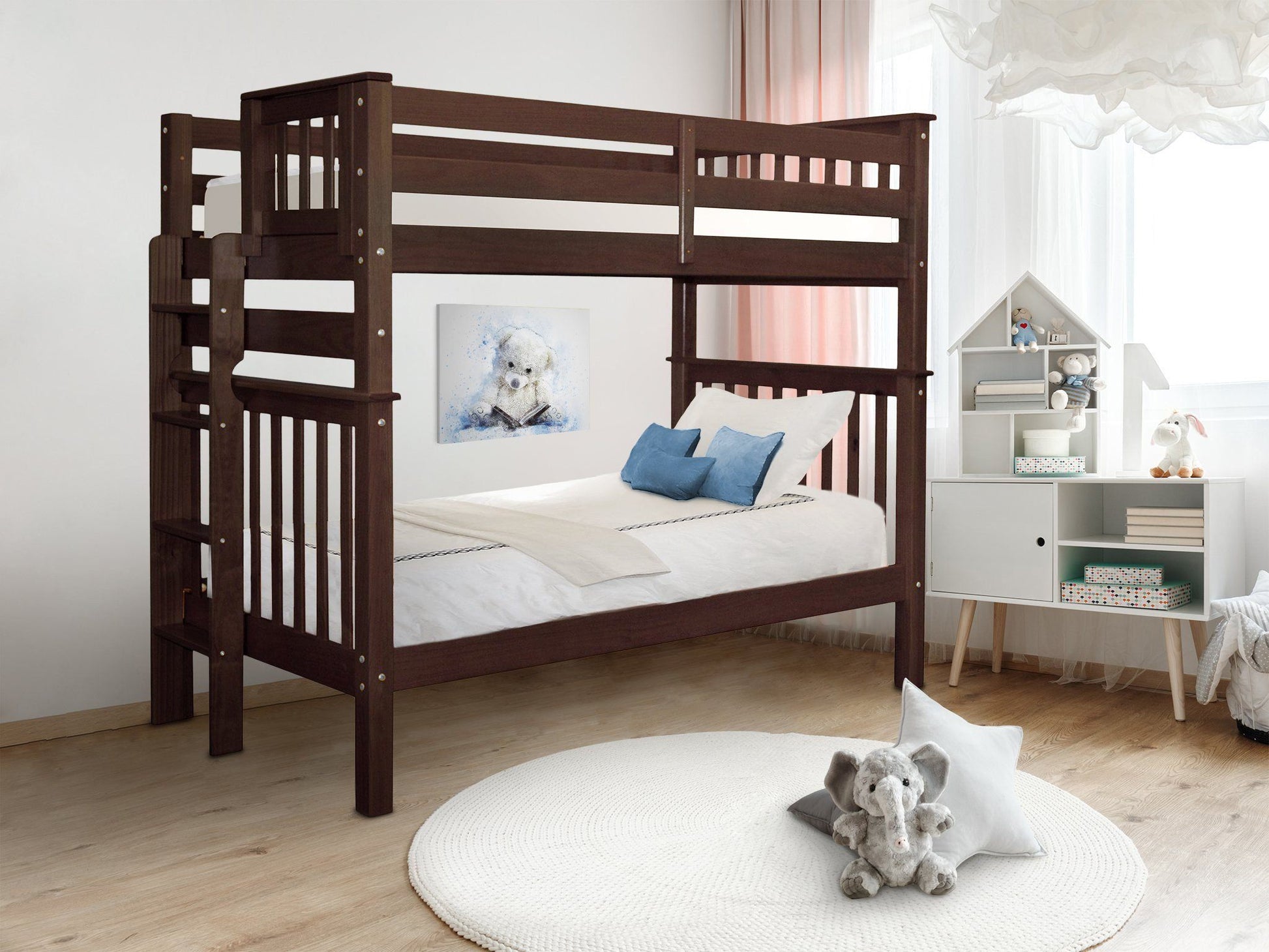 End Ladder can be positioned on the Front or Rear
