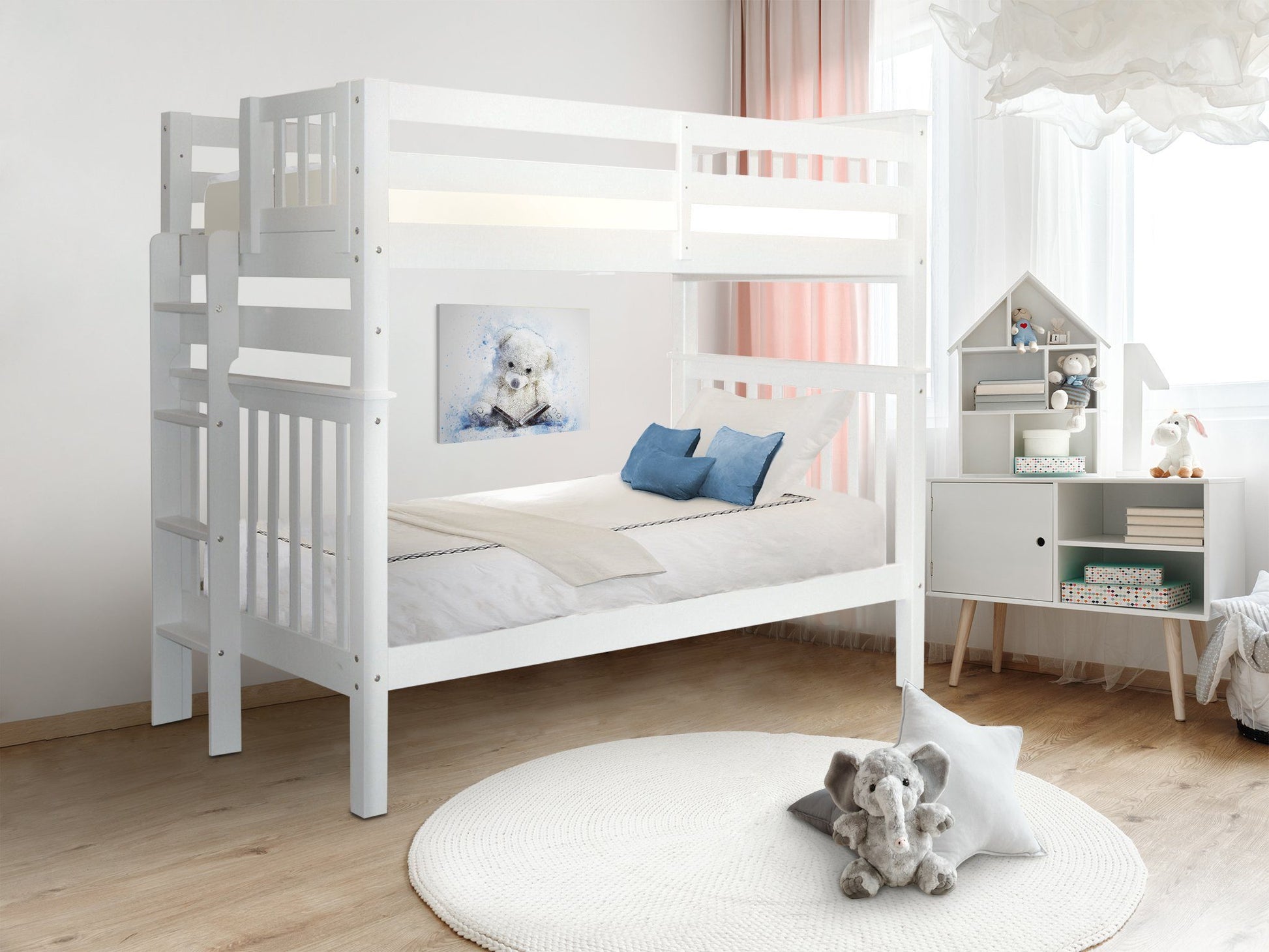 End Ladder can be positioned on the Front or Rear