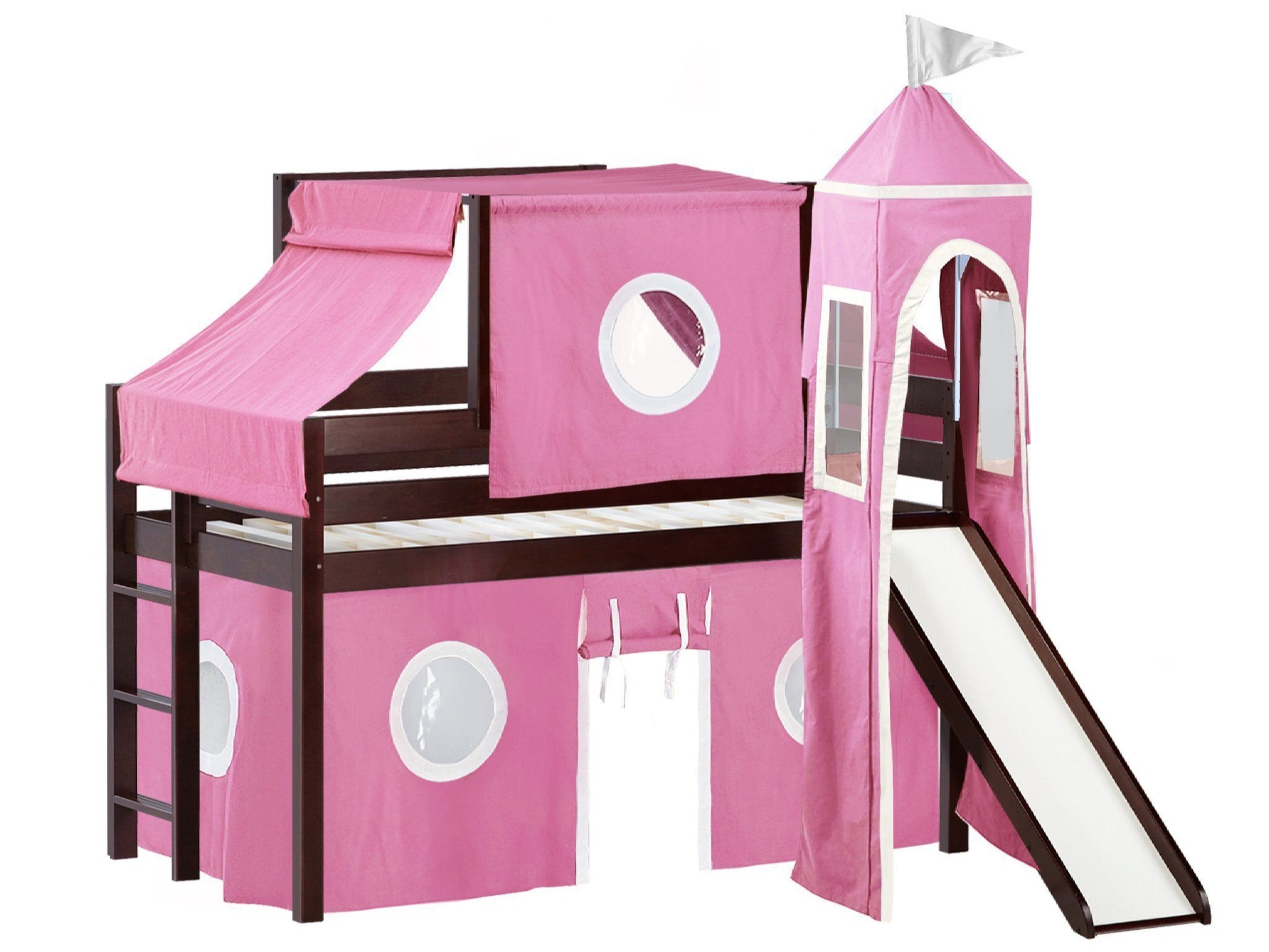 Slide and End Ladder can be positioned on the right or the left