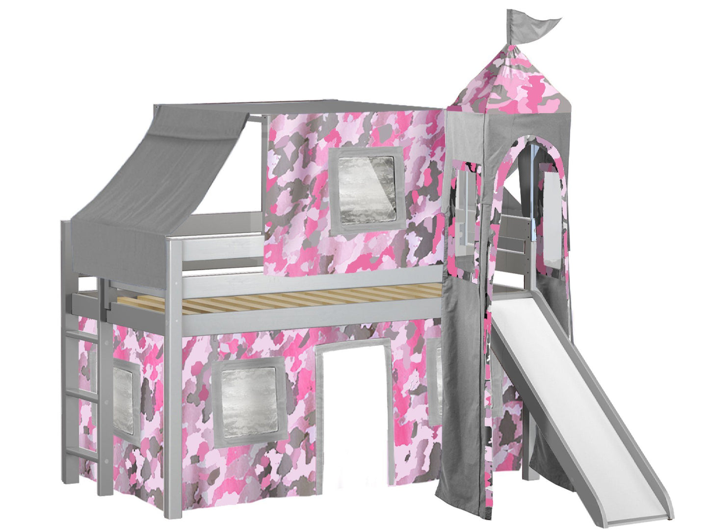 Slide and End Ladder can be positioned on the right or the left