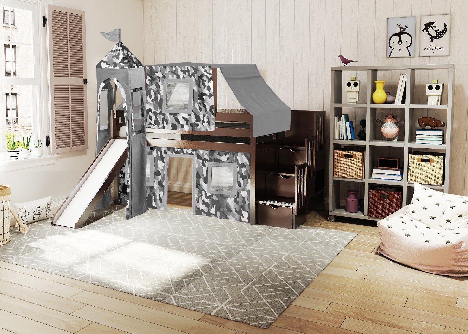 Sleep and Fun in this Castle Bed