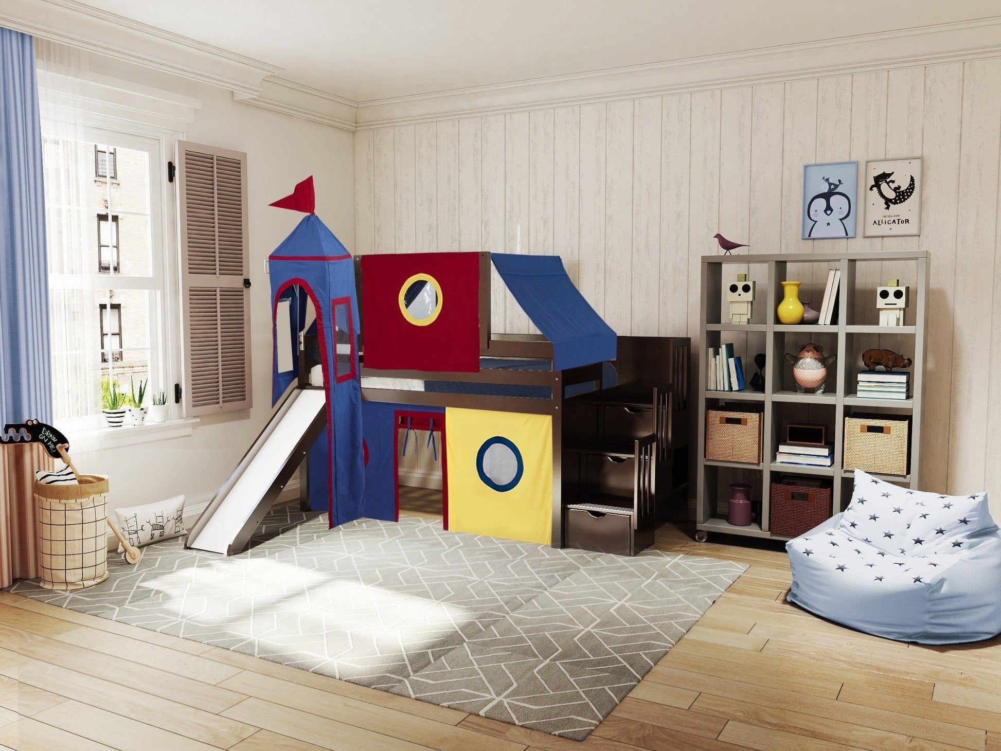 Sleep and Fun in this Castle Bed