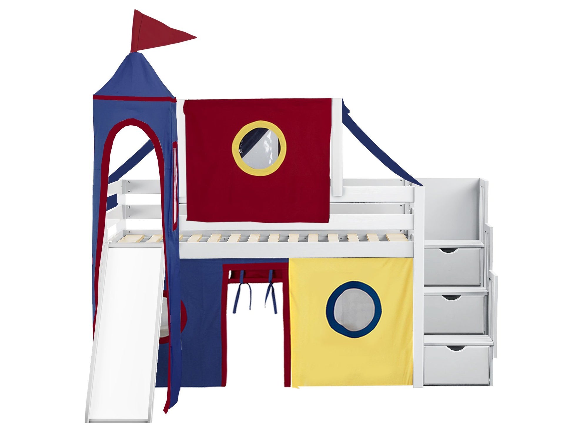 Slide can be on the right or left