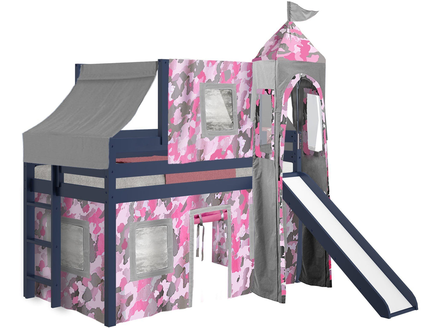 Slide and End Ladder can be positioned on the right or the left