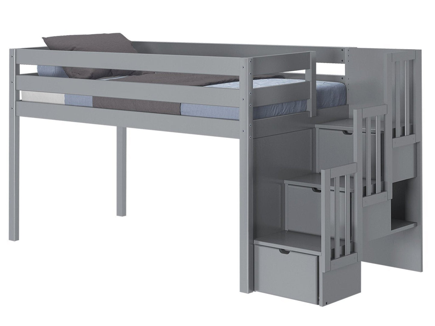 Stairs can be positioned on the Right or the Left