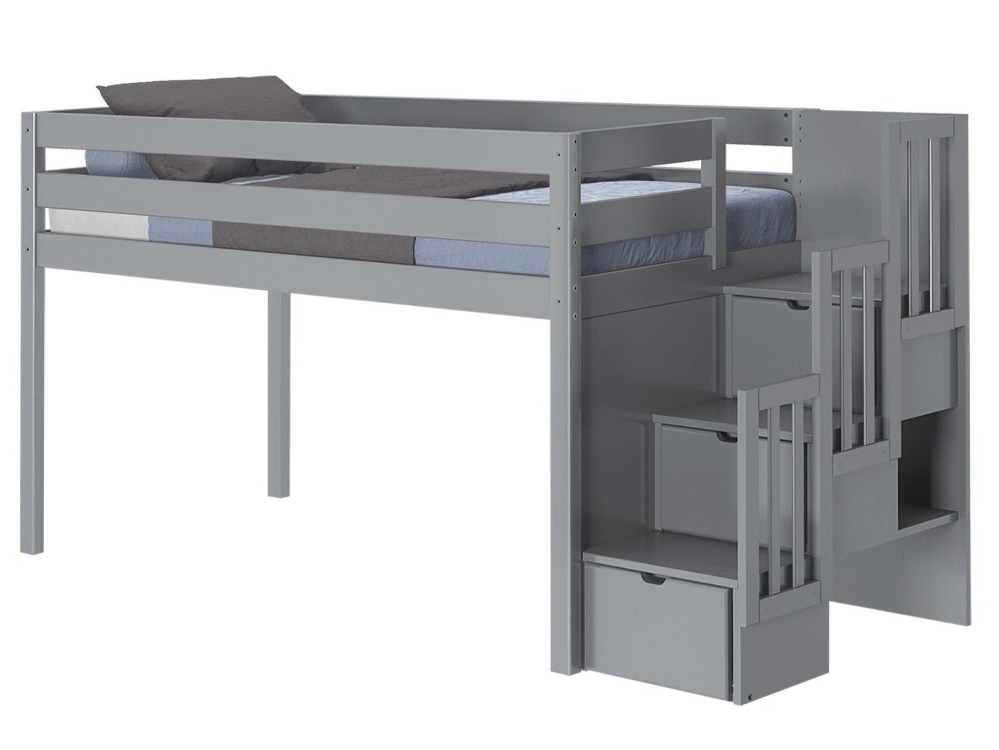 Stairs can be positioned on the Right or the Left