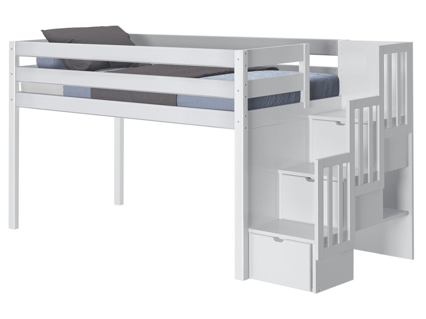 Stairs can be positioned on the Right or the Left