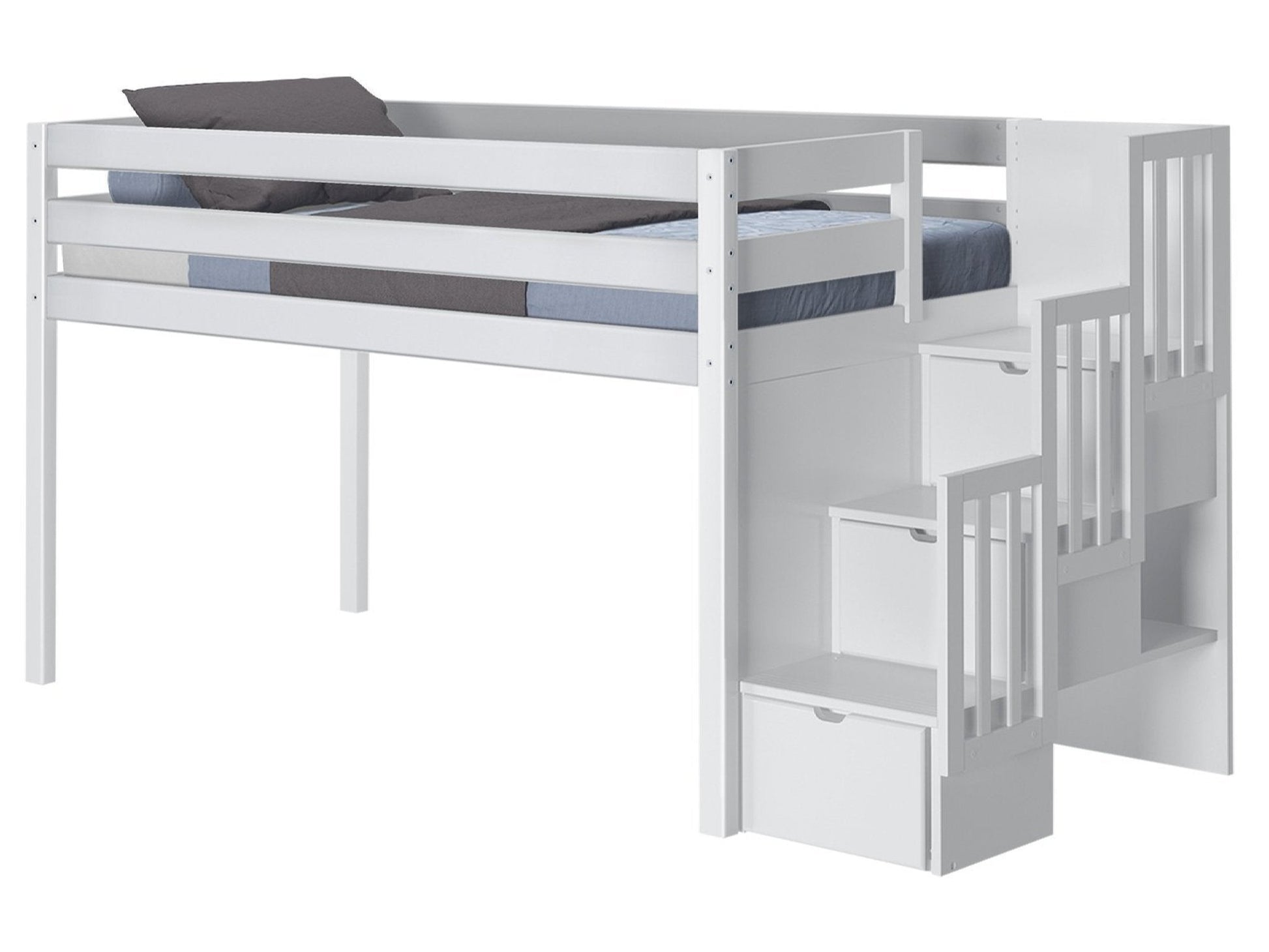 Stairs can be positioned on the Right or the Left