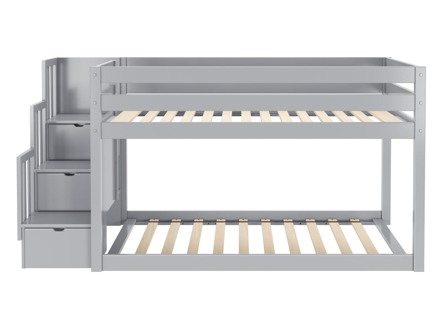 Stairs can be positioned on the Right or the Left