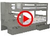 Features Video for the BK906 Twin over Twin Stairway Bunk Bed