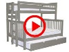 Features Video for the BK961EL Twin over Full Bunk Bed with a Trundle