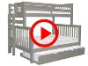 Features Video for the BK961EL Twin over Full Bunk Bed with a Trundle