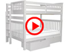 Features Video for the BK981EL Full over Full Bunk Bed with Under Bed Drawers
